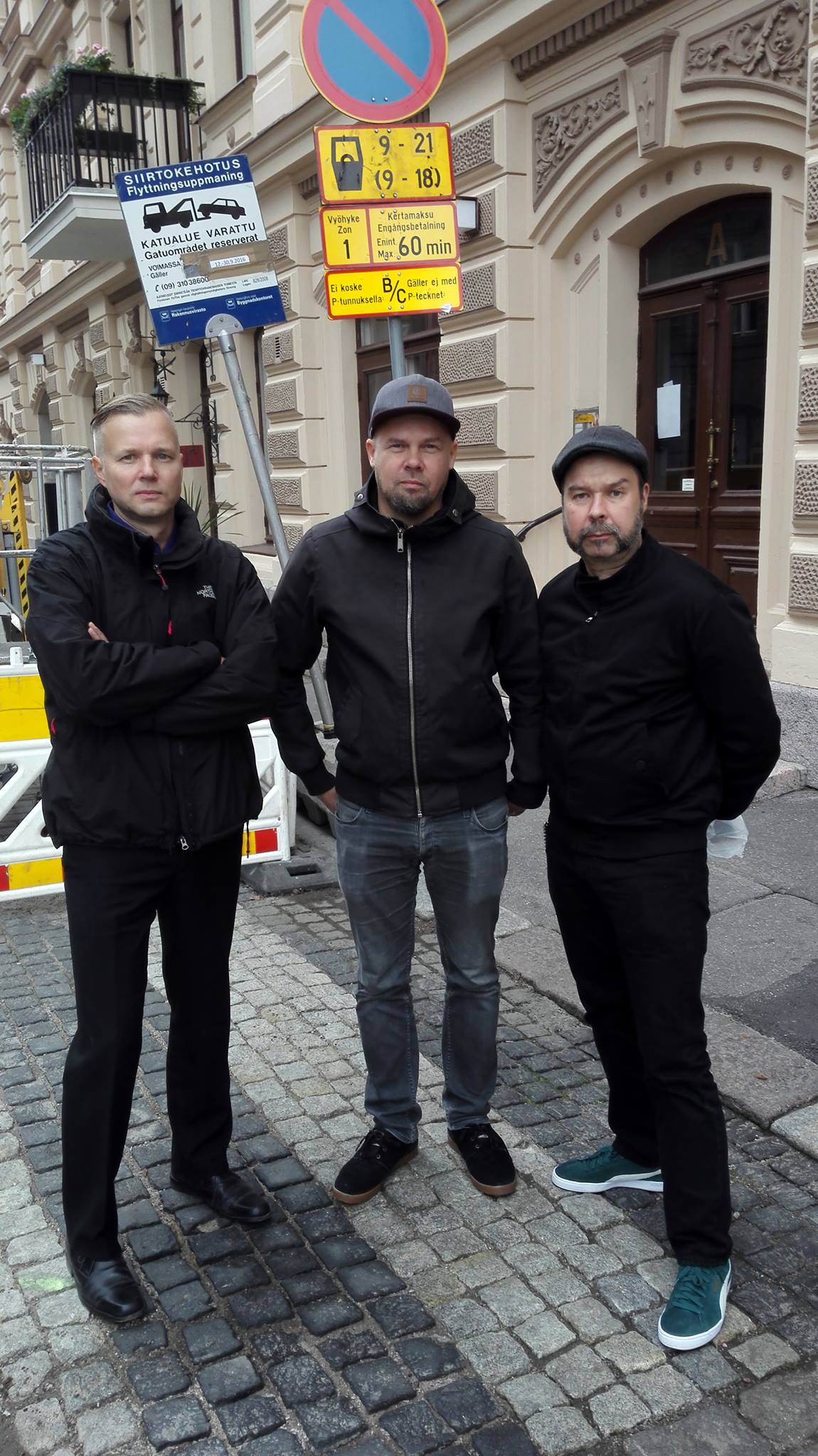 Tommi Grnlund, Kim Rapatti and Mika Vainio, 2016